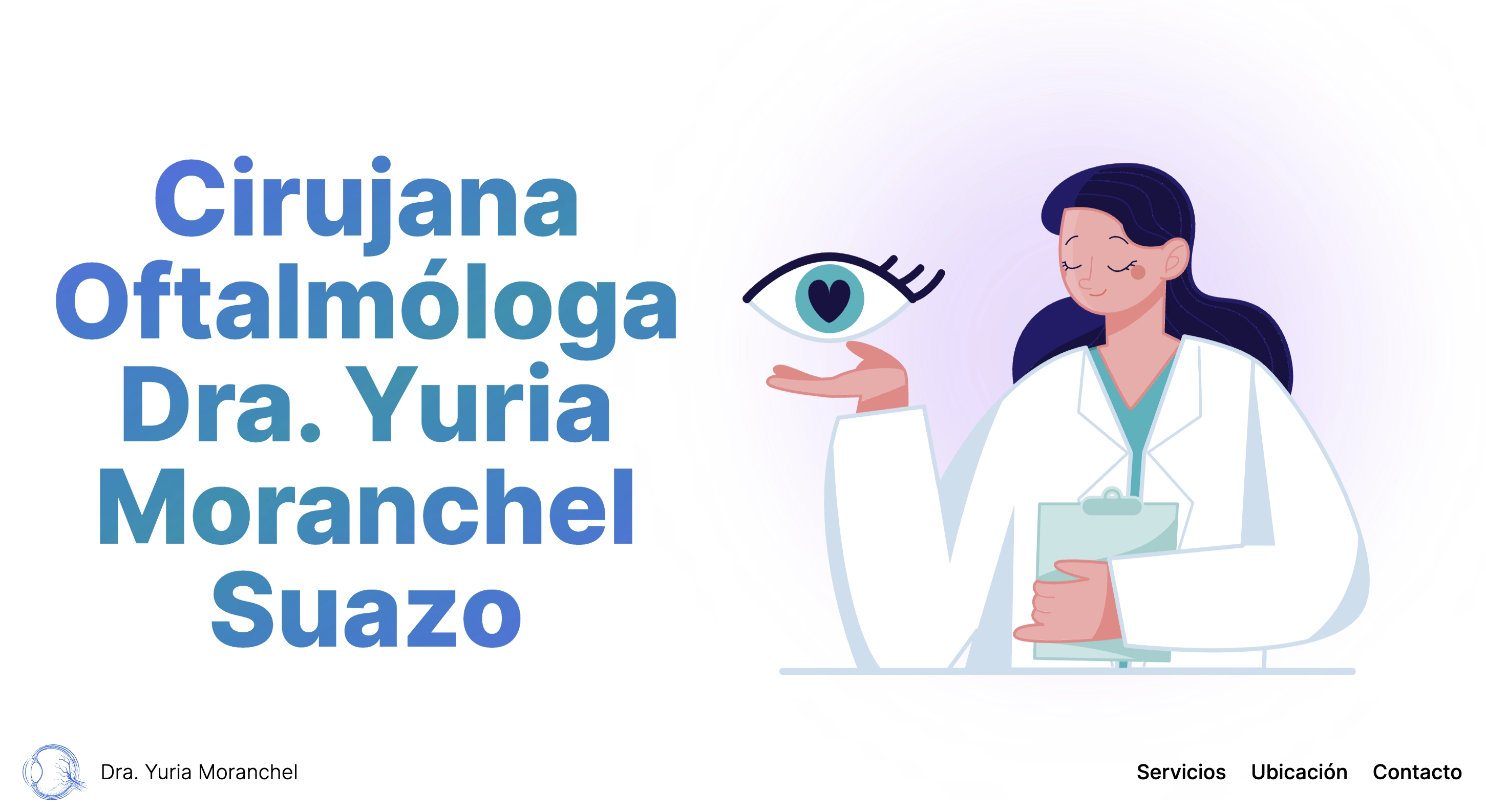 Landing Page para la Dra. Yuria Moranchel Suazo